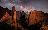 Night Skies  Fisher Towrs, Moab UT : Milky Way, Night Skies