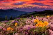 Photography Art Series : Colorado, Sunset, Overlook near Copper Mt I70