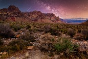 Photography Art Series  Red Rock Canyon, Milky Way : Red Rock Canyon, Milky Way