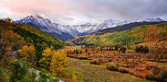 Peter Shinyeda Photography  Colors of Fall at the Base of Mt. Sneffels, Colorado : Colorado, Dallas_Divide, Mt._Sneffels, Sunset