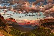 Peter Shinyeda Photography  Dramatic Sunset near Logan Pass, Glacier National Park, Montana : Montana, Glacier_NP, Logan_Pass, Sunset