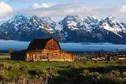Peter Shinyeda Photography  Morman Row Cabin, Grand Teton National Park, Wyoming : Wyoming, Grand_Teton, Mormon_Row